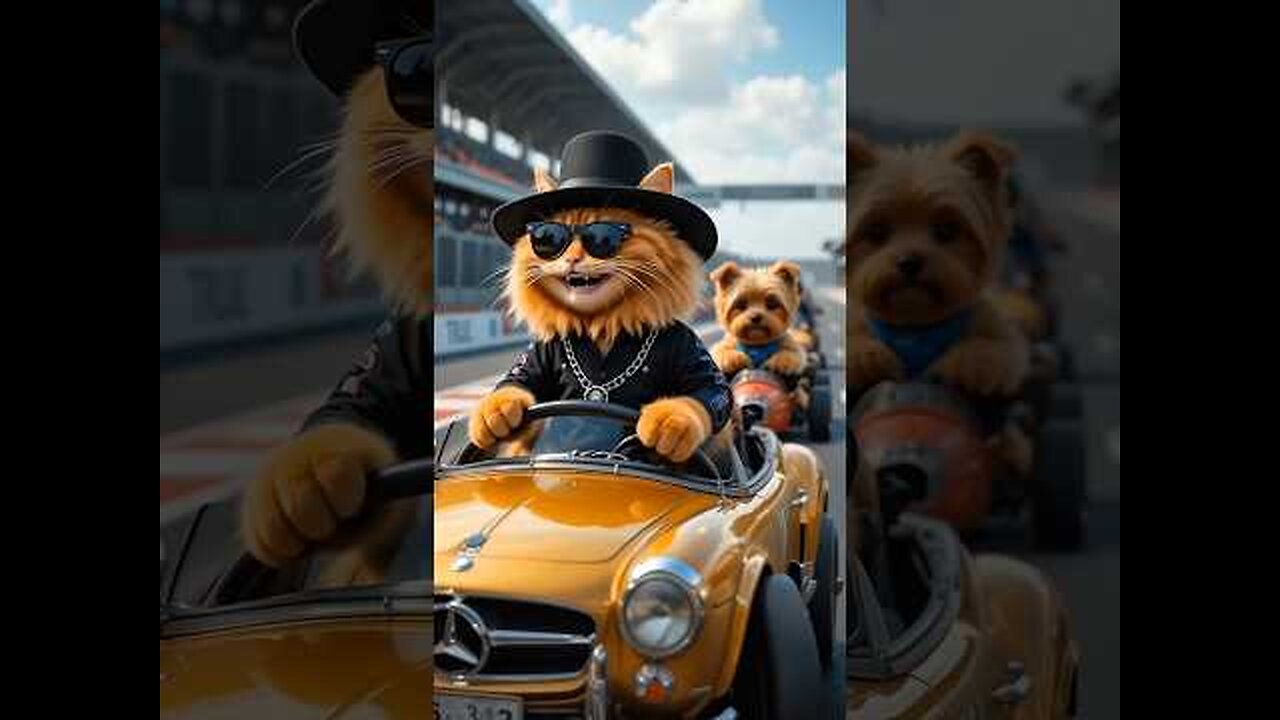 “Cats Mock Puppy’s Car – He Gets Epic Revenge!”