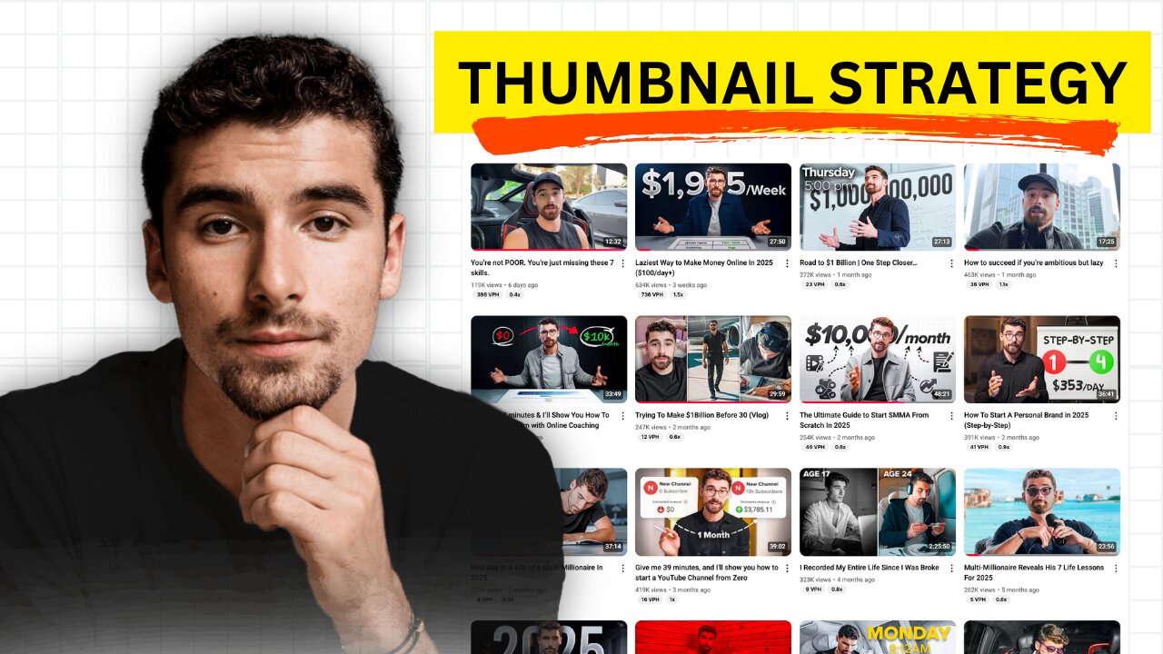 Iman Gadzhi's MULTI-MILLION Dollar Thumbnail Strategy (Revealed)