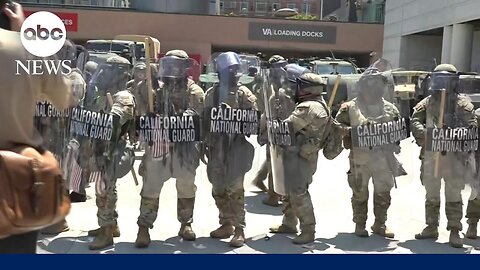 Tensions escalate in downtown Los Angeles as ICE protests continue