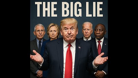 THE BIG LIE; Biden has Cancer? 8647? South Africa has no Genocide?