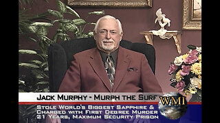 Jack Roland Murphy, aka Murph the Surf - Surf & Tennis Pro, Jewel Thief & First Degree Murder