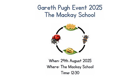 Gareth Pugh Event 2025 at The Mackay School - Life Cycles