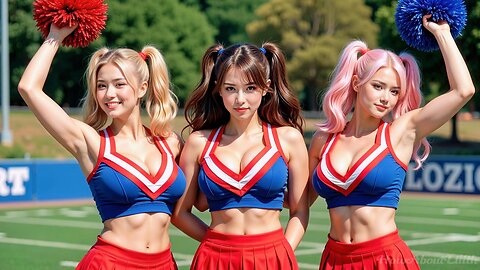 AI Lookbook 4K | Cheer Runway: East Meets West | Official Music Video | Global Beauty Parade