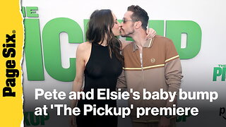 Pete Davidson's pregnant girlfriend, Elsie Hewitt, shows off baby bump on 'Pickup' red carpet