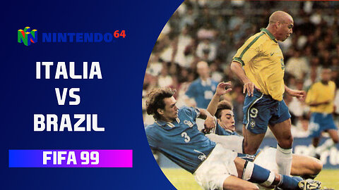 ¡Goles, emoción y sorpresas en FIFA 99 | ITALIA VS BRAZIL!