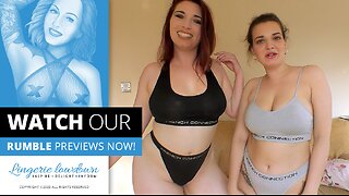 Faith Roswell and Dolly : French Connection crop top and brief sets [PREVIEW]