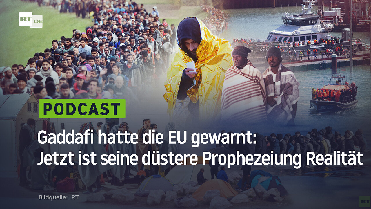 Gaddafi hatte die EU gewarnt: Jetzt ist seine düstere Prophezeiung Realität