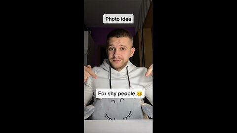 Interesting photo idea for shy people 😉