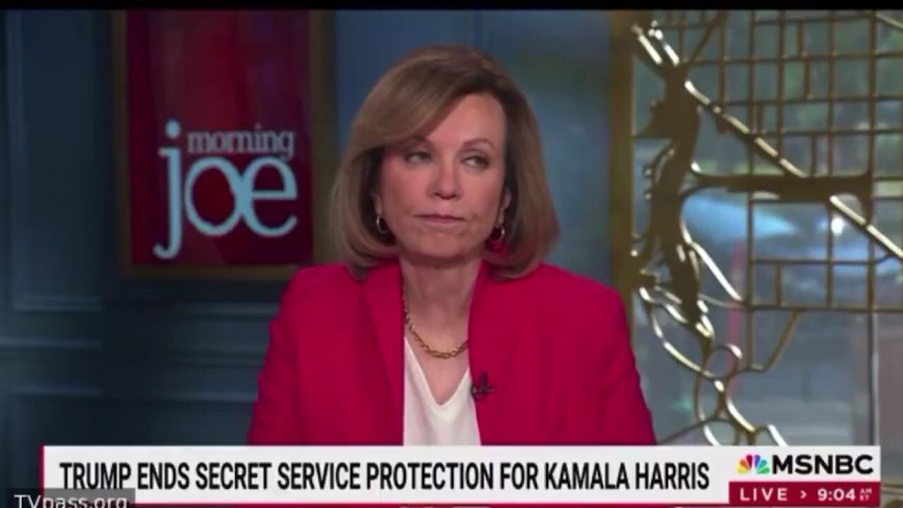 MSNBC Is Mad Trump Yanked Kamala Harriss Biden-Extended, Taxpayer-Funded, Secret Service Protection