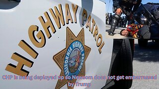 So Trump does not show up Newsom, he deploys CHP to help lower crime in major cities