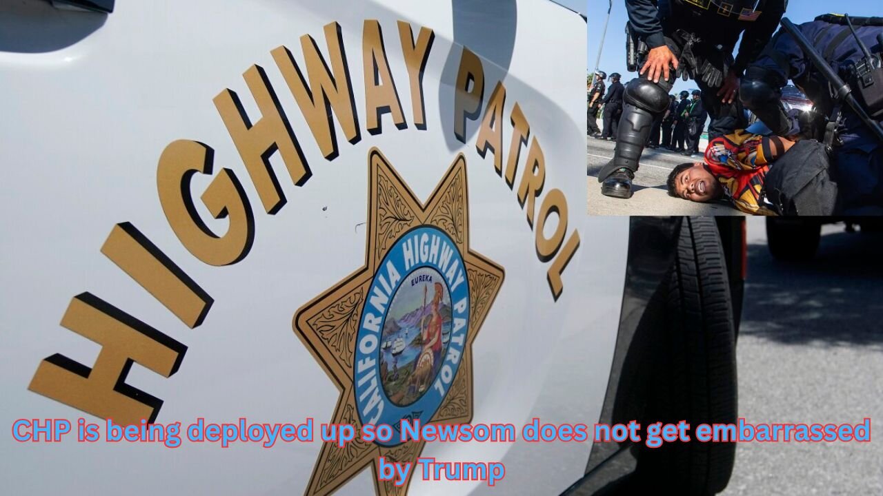 So Trump does not show up Newsom, he deploys CHP to help lower crime in major cities
