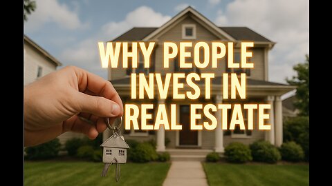 Why people invest in real estate 🏚️🏠