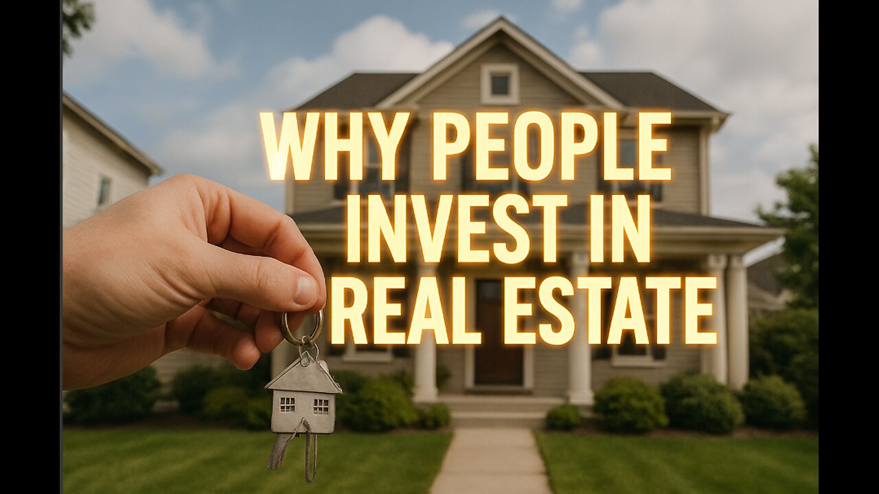 Why people invest in real estate 🏚️🏠