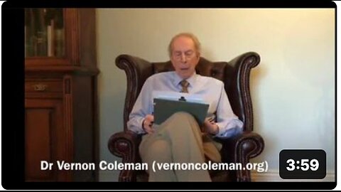 "Dr. Vernon Coleman: Medical Evidence Suggests COVID-19 Vaccine Could Be Lethal"