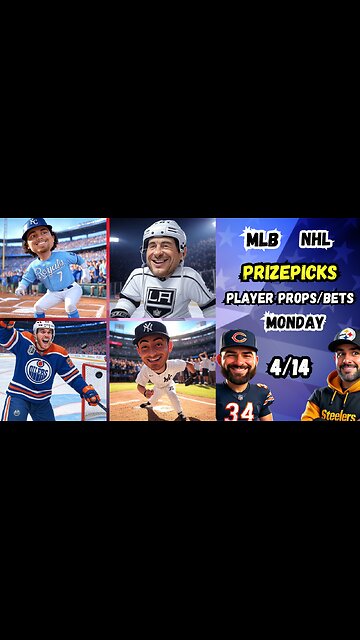 🤑 Best FREE PRIZEPICKS MLB MONDAY Player Prop Bets 4/14/25 🔥| NHL PROPS