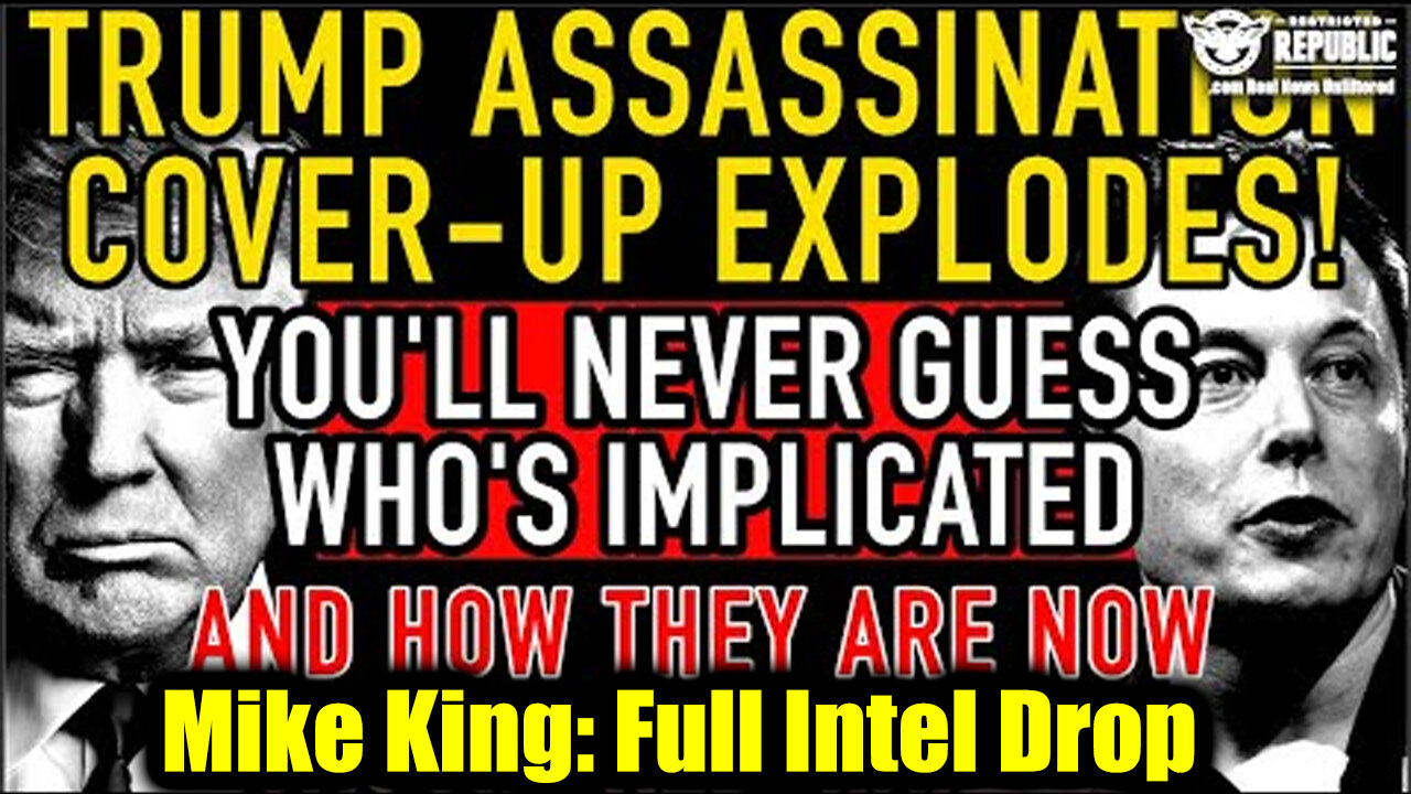 Trump Assassination COVER-Up Explodes! You'll Never Guess Who's Implicated & How They're Caught!