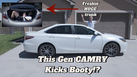 This thing is insanely good at what U picture a Toyota is supposed to do...2016 Toyota Camry Review!