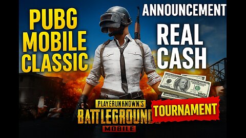 🔥 PUBG Mobile Classic Gameplay + Real Cash Tournament Announcement 💰 | Join Now! 🔥