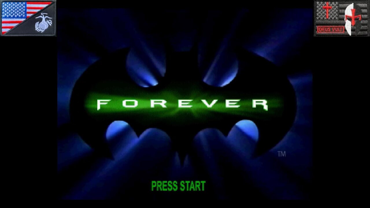 Batman Forever: The Arcade Game (Sega Saturn - Attract Mode) [NA Version of "バットマン・フォーエバー：アーケード・ゲーム"]