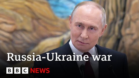 Vladimir Putin doubles down on demands for Ukrainian territory ahead of talks with US | BBC News