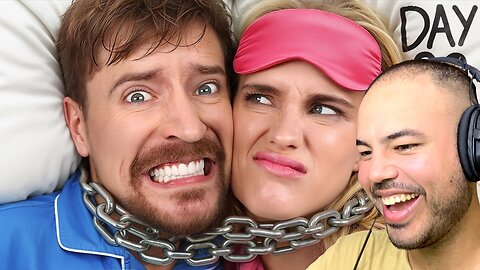 Kalkazian reacts MrBeast | Survive 30 Days Chained To Your Ex, Win $250,000