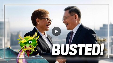 Breaking National Security Alert: LA Mayor Karen Bass Has Been Caught Publicly Working with Chinese