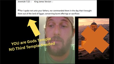 NO third temple needed YOU are Gods Temple (Jeremiah said it BEST!)