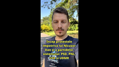 Încep protestele împotriva lui Nicușor Dan și a partidelor sistemului: PSD, PNL, USR și UDMR