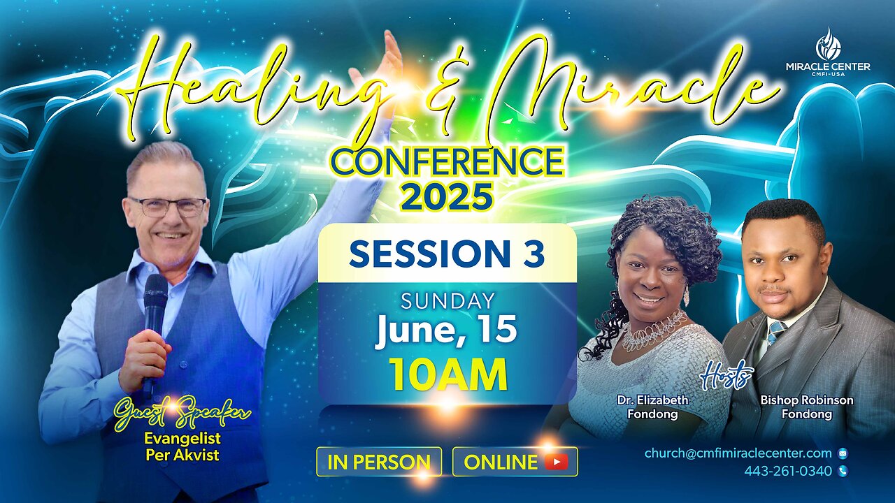 LIVE!🔥HEALING & MIRACLE CONFERENCE - SESSION 3 | EVANGELIST PER AKVIST