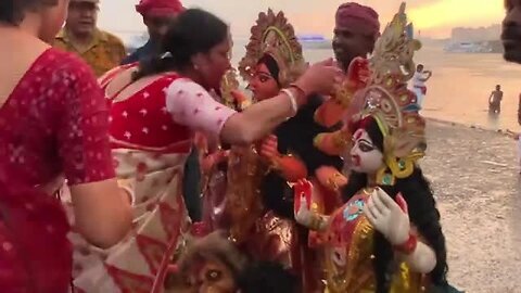Most_Beautiful_Durga_Pooja_Visarjan_in_Kolkata_2023🙏___#kolkata