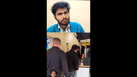 ladka piche se Bal Kat deta hai