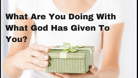 Sermon "Using What God Gave You" With Pastor Abraham Swamidass