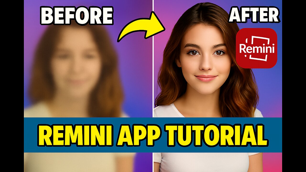 Remini App Tutorial – AI Photo Editing & Photo Restoration