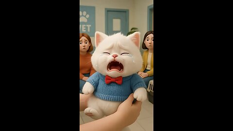 Poor cat doesn't like going to vet 😿 Meow Meow Sad Song