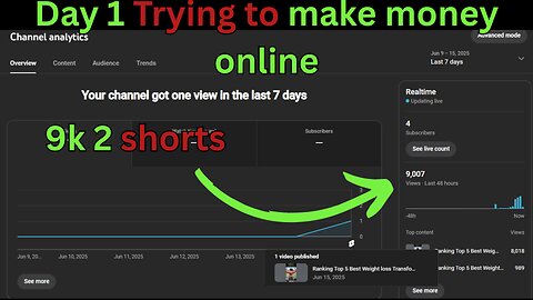 Does "Top 5 Rankings" Shorts Make Money on YouTube? Day 1