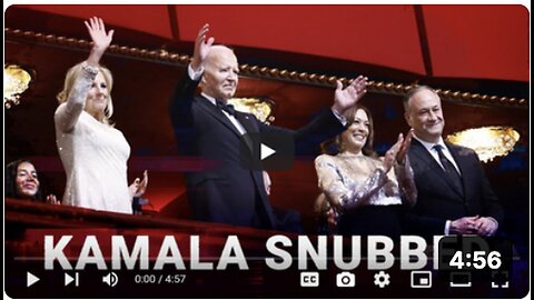 "Joe and Jill Biden Egregiously Ignore Kamala Harris in Unprecedented Snub"