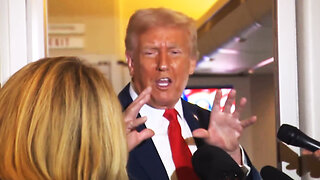 Soaking wet Trump’s SICK middle of the night press conference