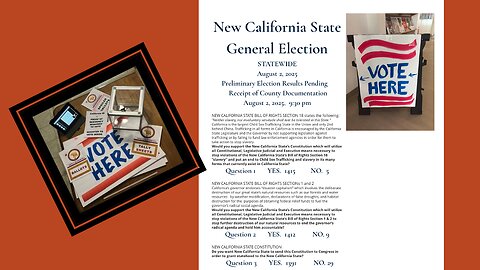 Glenn County Precinct - New California State General Election