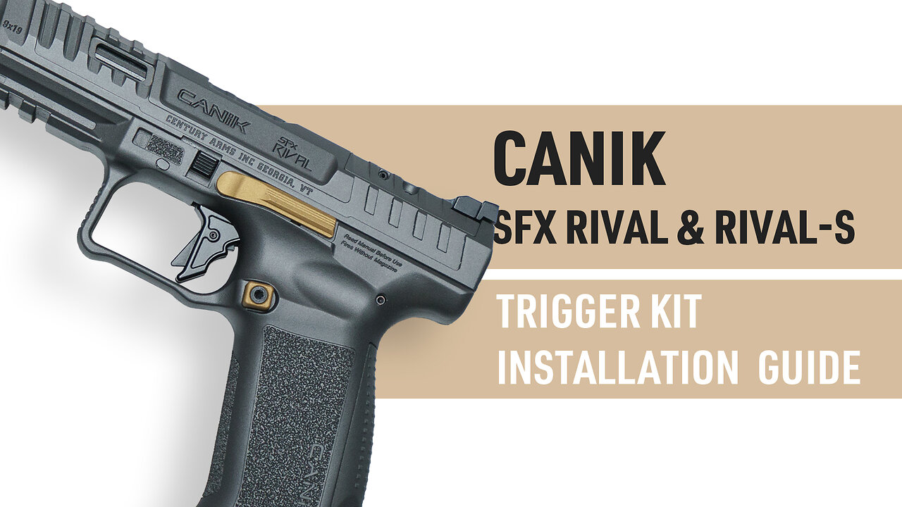Canik SFx Rival Trigger Kit Install