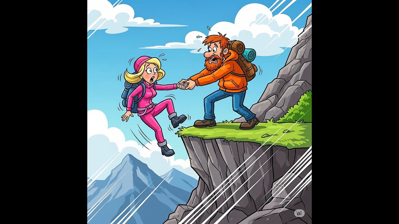 Peak with my wife