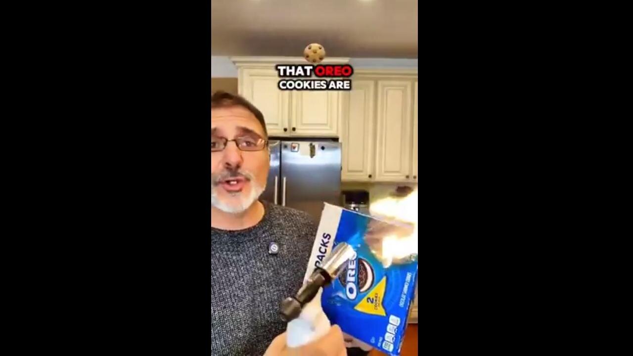 Taking a Blowtorch to a Box of Oreo’s to see how toxic they are