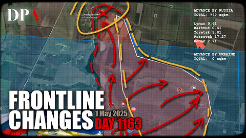 [ Ukraine Frontline Changes ] CRAZY BREAKTHROUGH in the northern flank of Pokrosk Front!!!