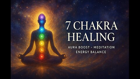 ✨ Music to Boost Your Aura | 7 Chakra Balancing & Healing Meditation Music
