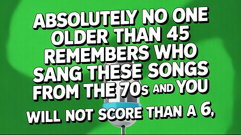 Who Sang These Songs From The 70s?