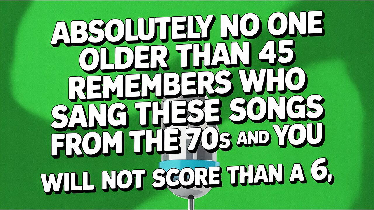 Who Sang These Songs From The 70s?