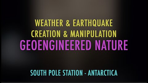 GEOENGINEERED NATURE