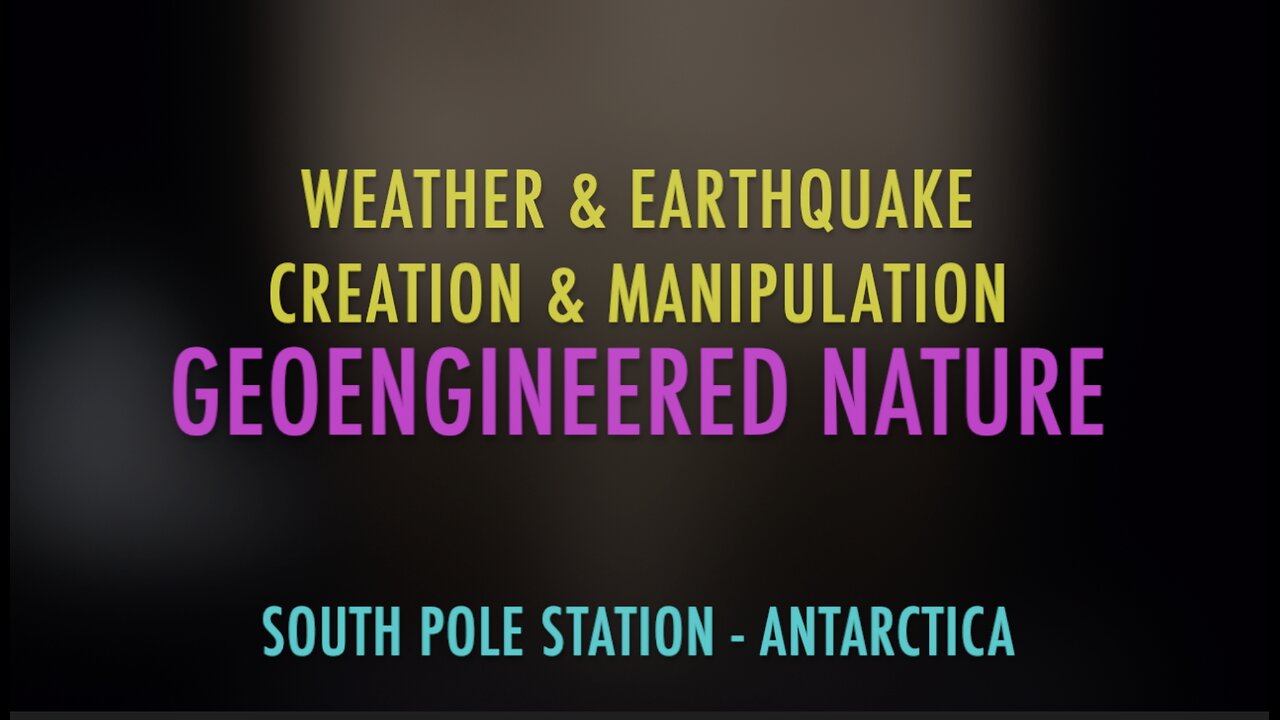 GEOENGINEERED NATURE