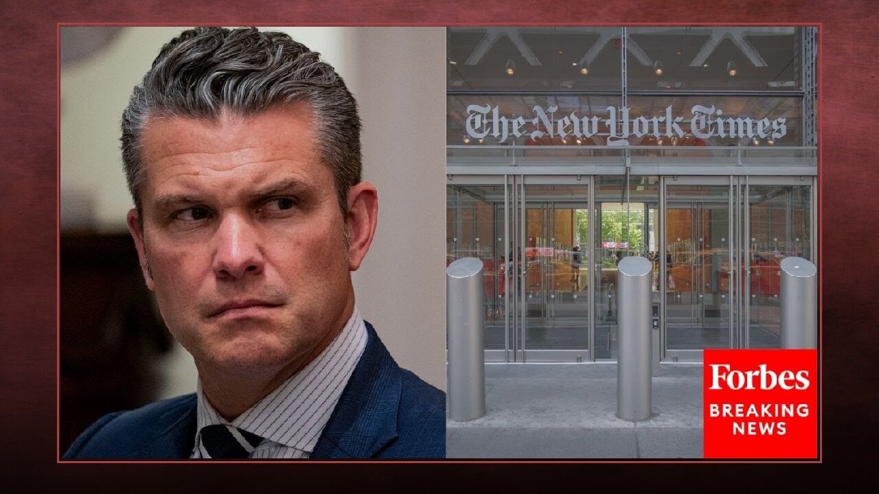NYT Sues Defense Dept & Hegseth Over New Pentagon Press Rules