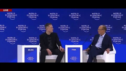 Elon at the World Economic Forum. It’s only going to take six months to travel to Mars!