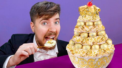 I Ate $100,000 Golden Ice Cream! 🍨💰 (World’s Most Expensive Dessert)